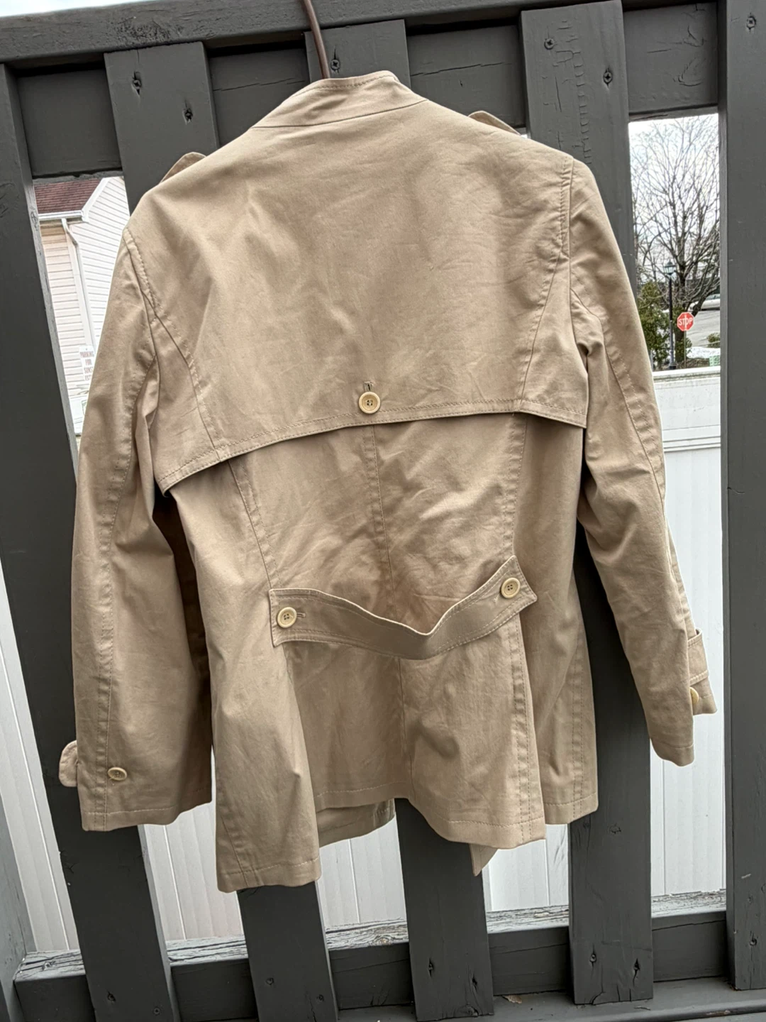 Dolce & Gabbana Tan Trench Coat with Leopard Print Lining - photo 5