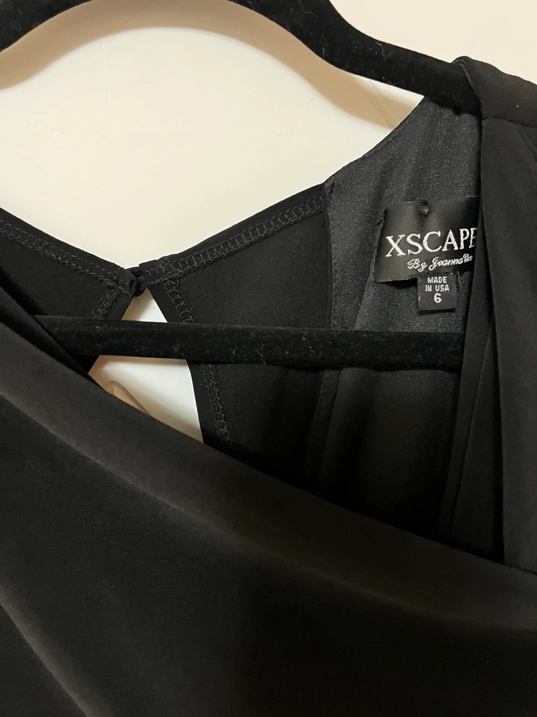 Xscape Black Embellished Sheath Evening Dress Size M - photo 5