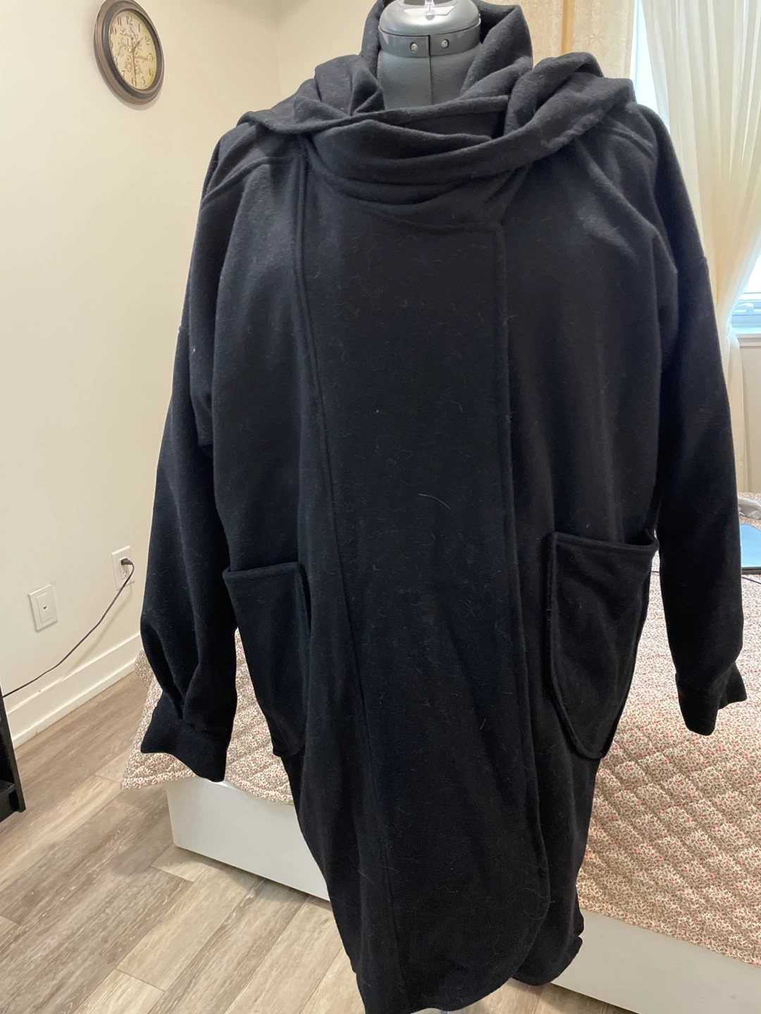 Black Shawl Collar Cardigan