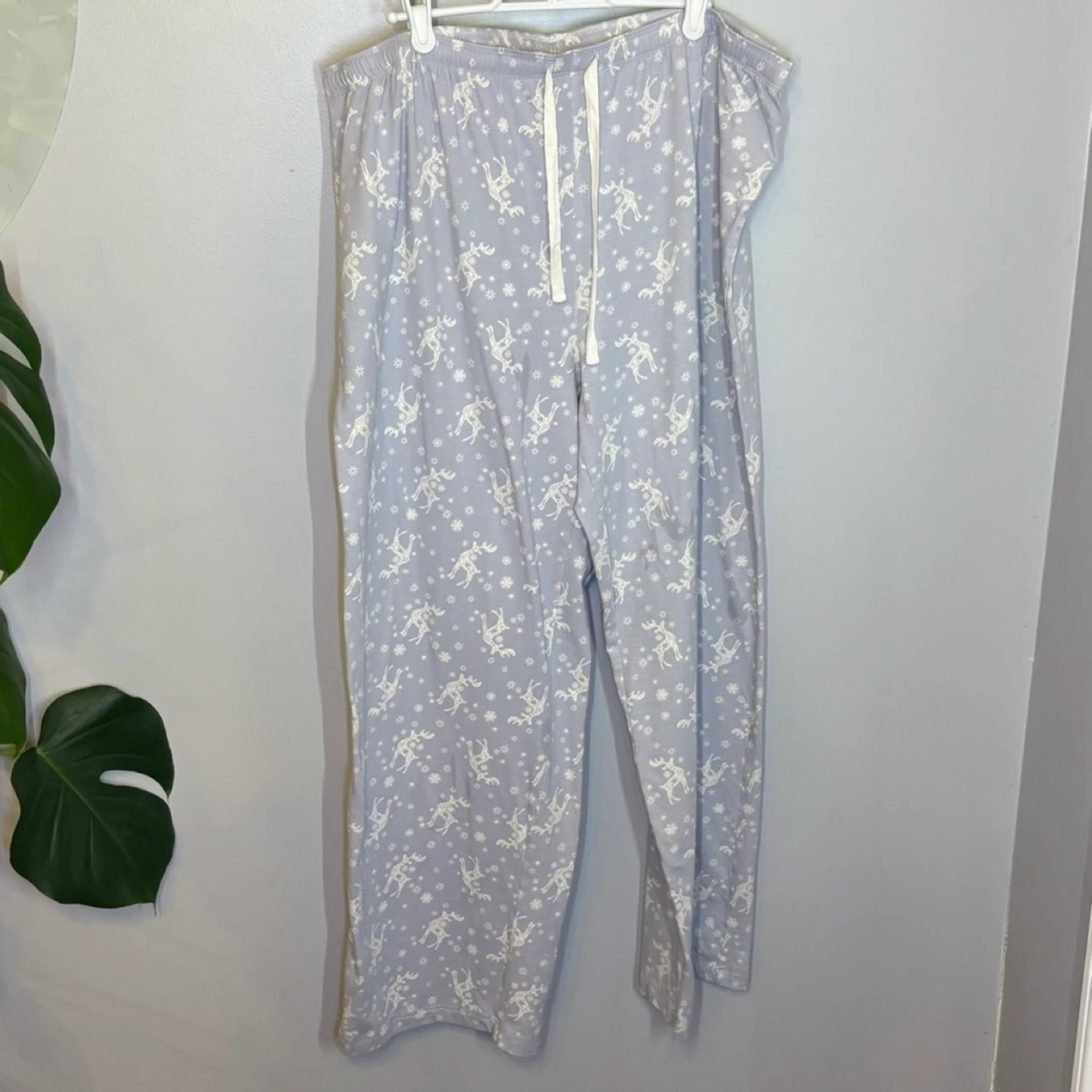 Jessica Reindeer Sequin Holiday Pajama Set Womens Size XL - photo 3