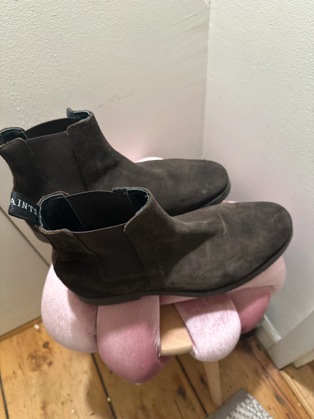 All Saints Suede Chelsea Boots - Brown
