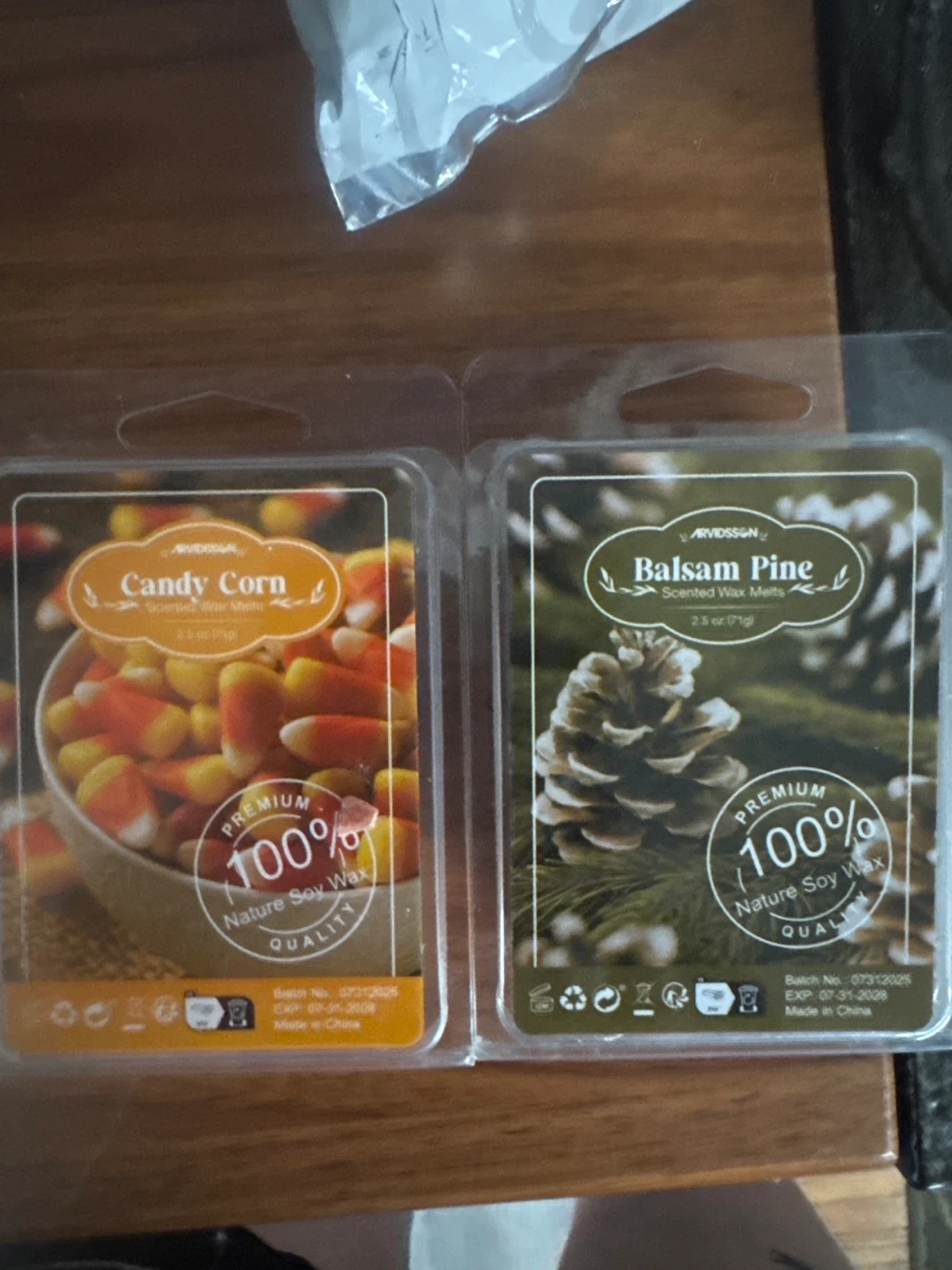 Arvidsson Scented Wax Melts - Candy Corn & Balsam Pine