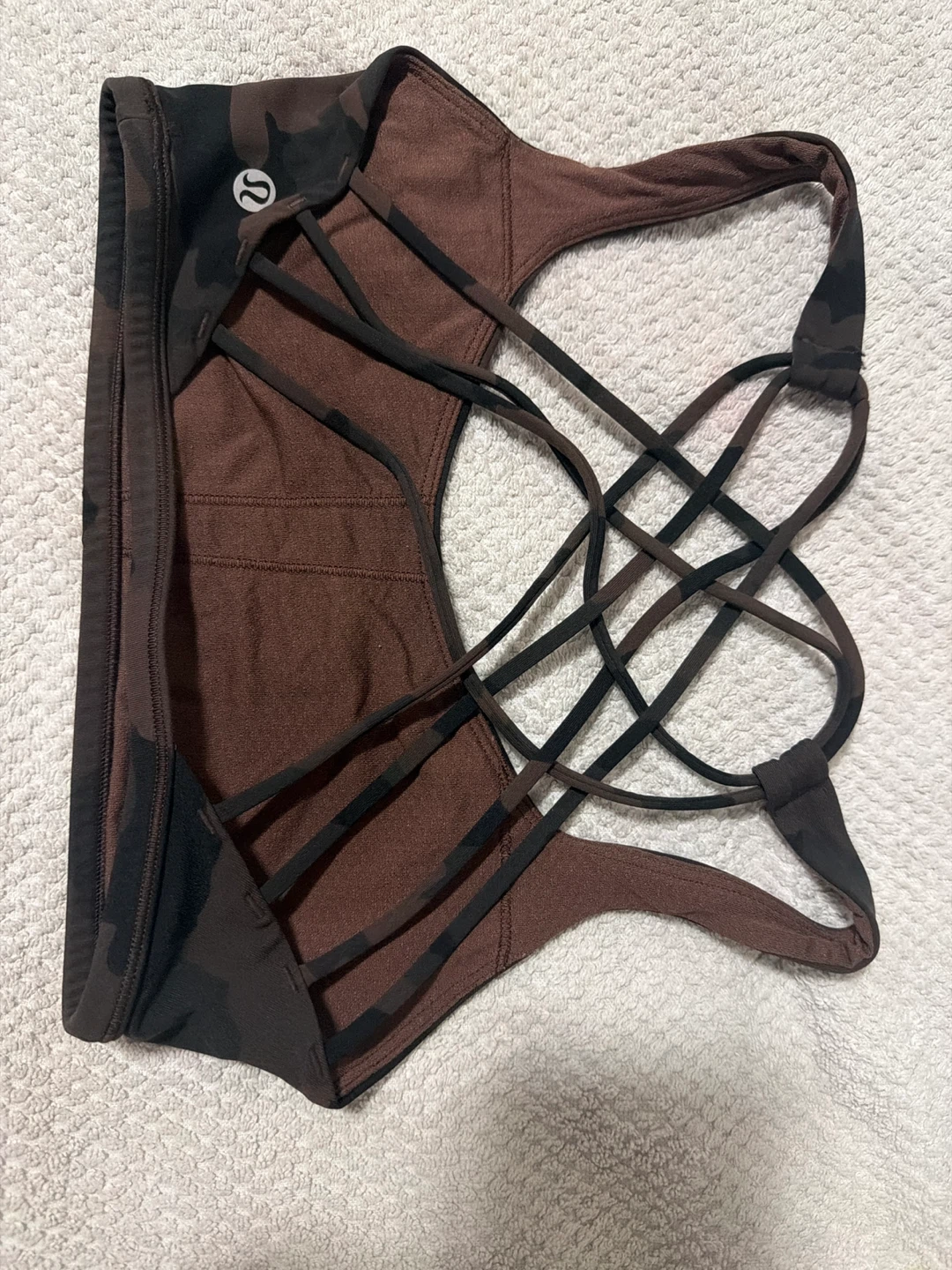 Lululemon Camo Sports Bra & Leggings Set