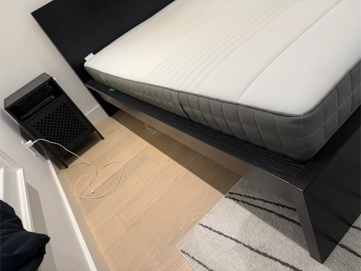 IKEA Queen Bed Mattress HAUGSVÄR - photo 5
