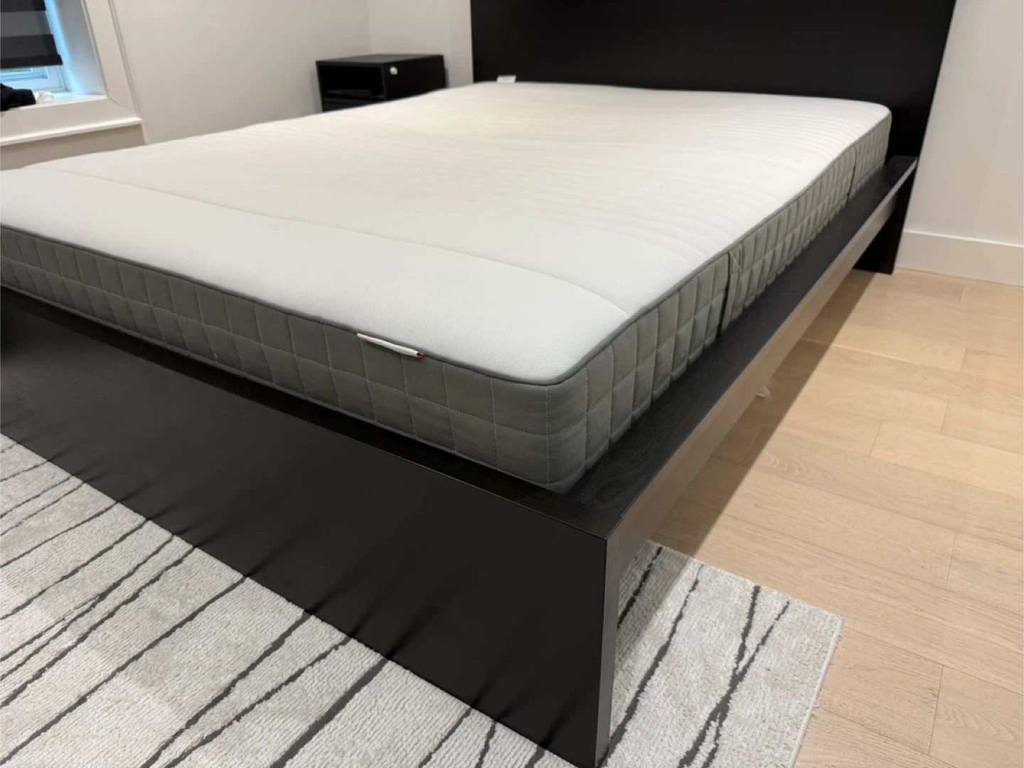 IKEA Queen Bed Mattress HAUGSVÄR - photo 4