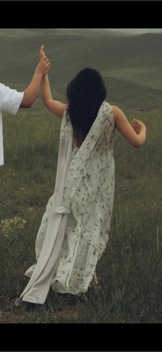 Givenchy Draped Floral Silk Maxi Dress - Blue