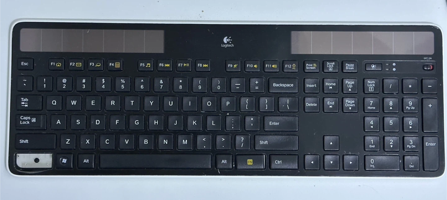 Logitech K750 Solar Keyboard with Unifying receiver
