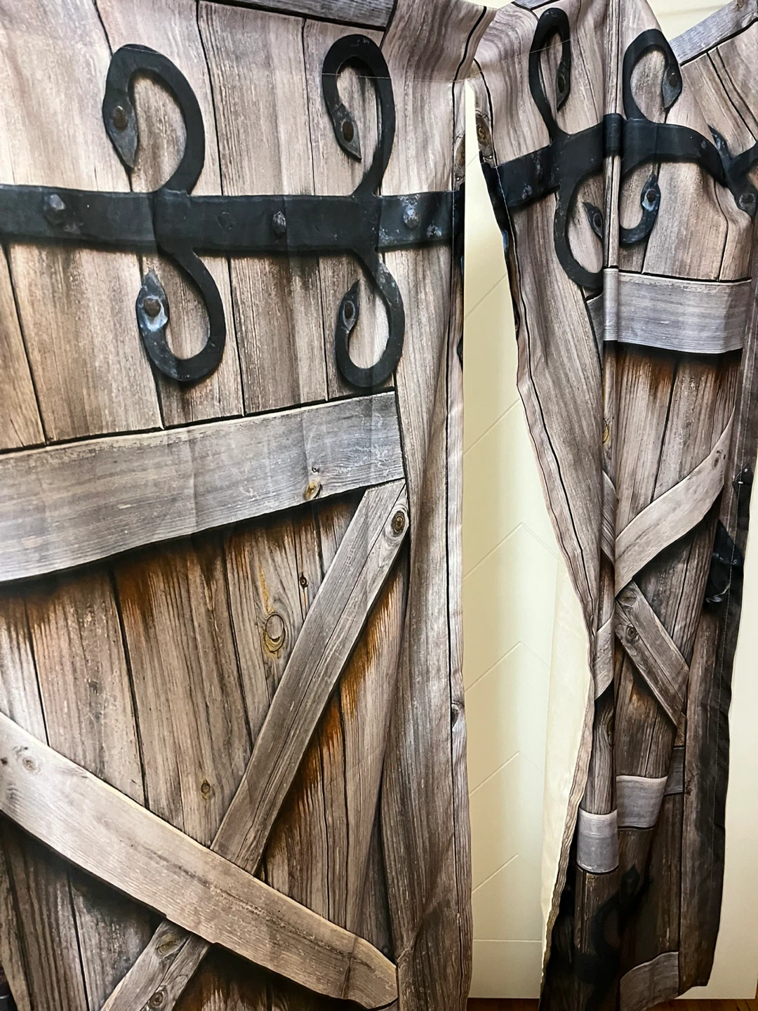 Barn Door Shower Curtain