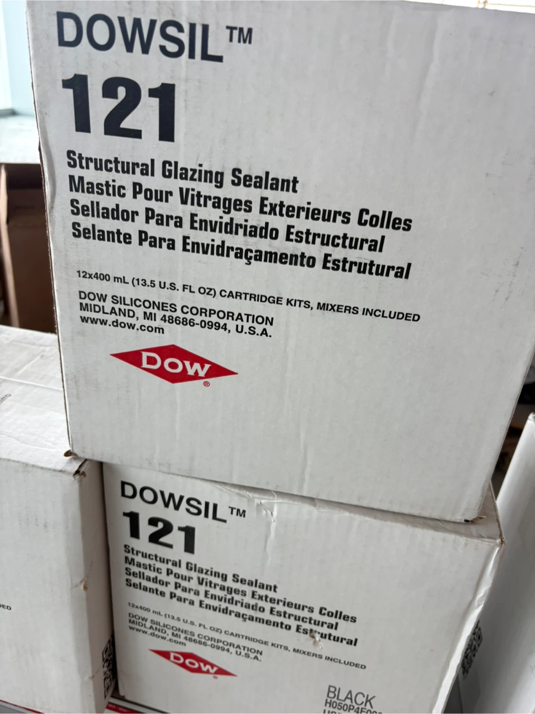 DOWSIL 121 Structural Glazing Sealant - 12x400ml Cartridges - photo 3