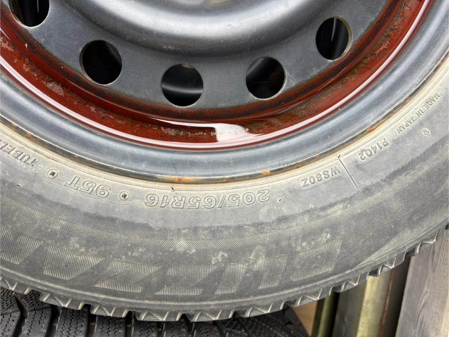 Winter tire with rims - photo 5
