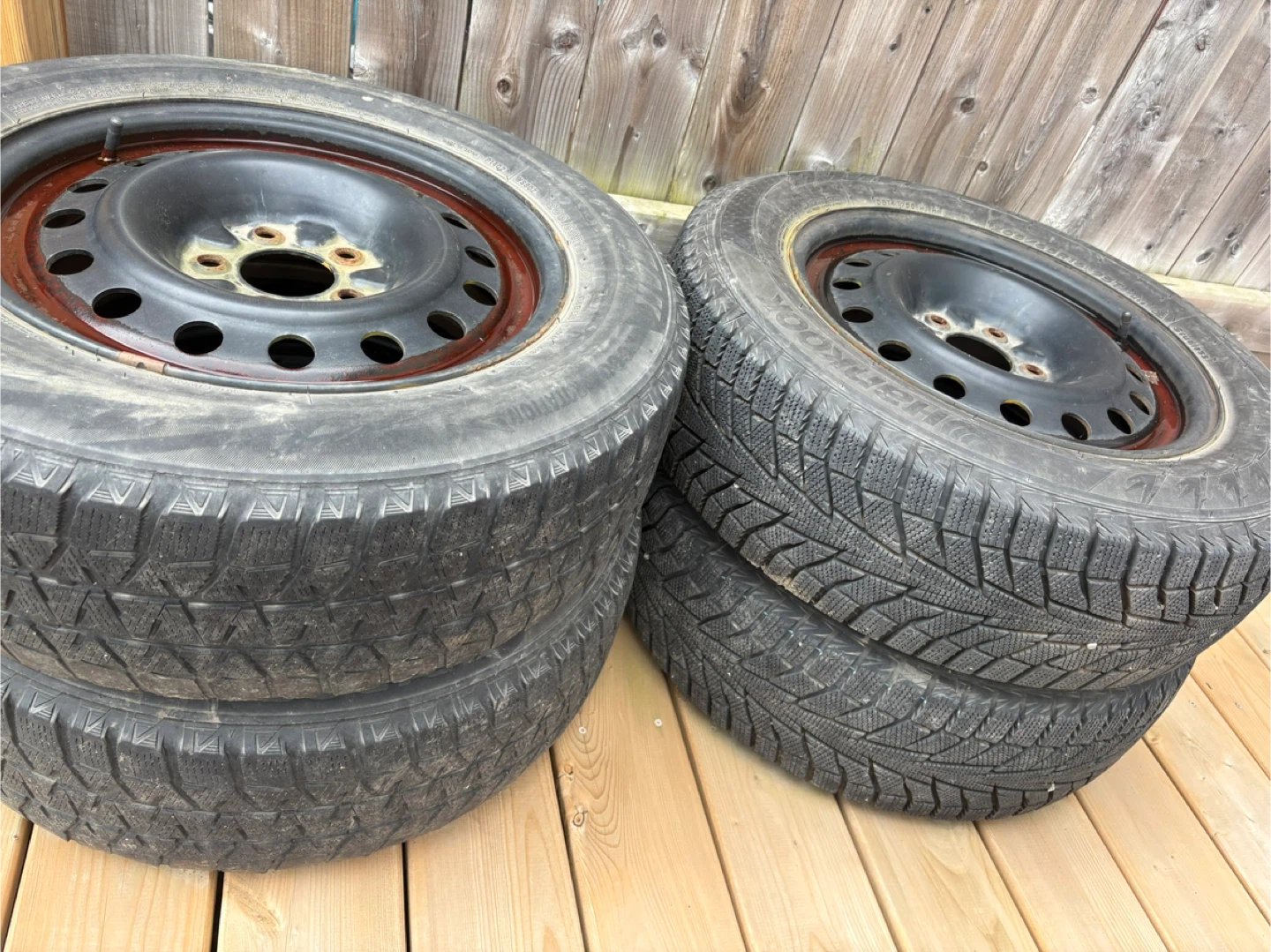 Winter tire with rims - photo 4