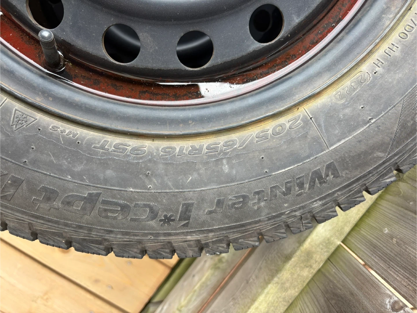 Winter tire with rims - photo 2