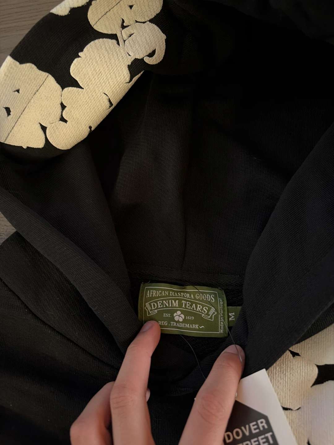 Denim tears hoodie black - photo 2