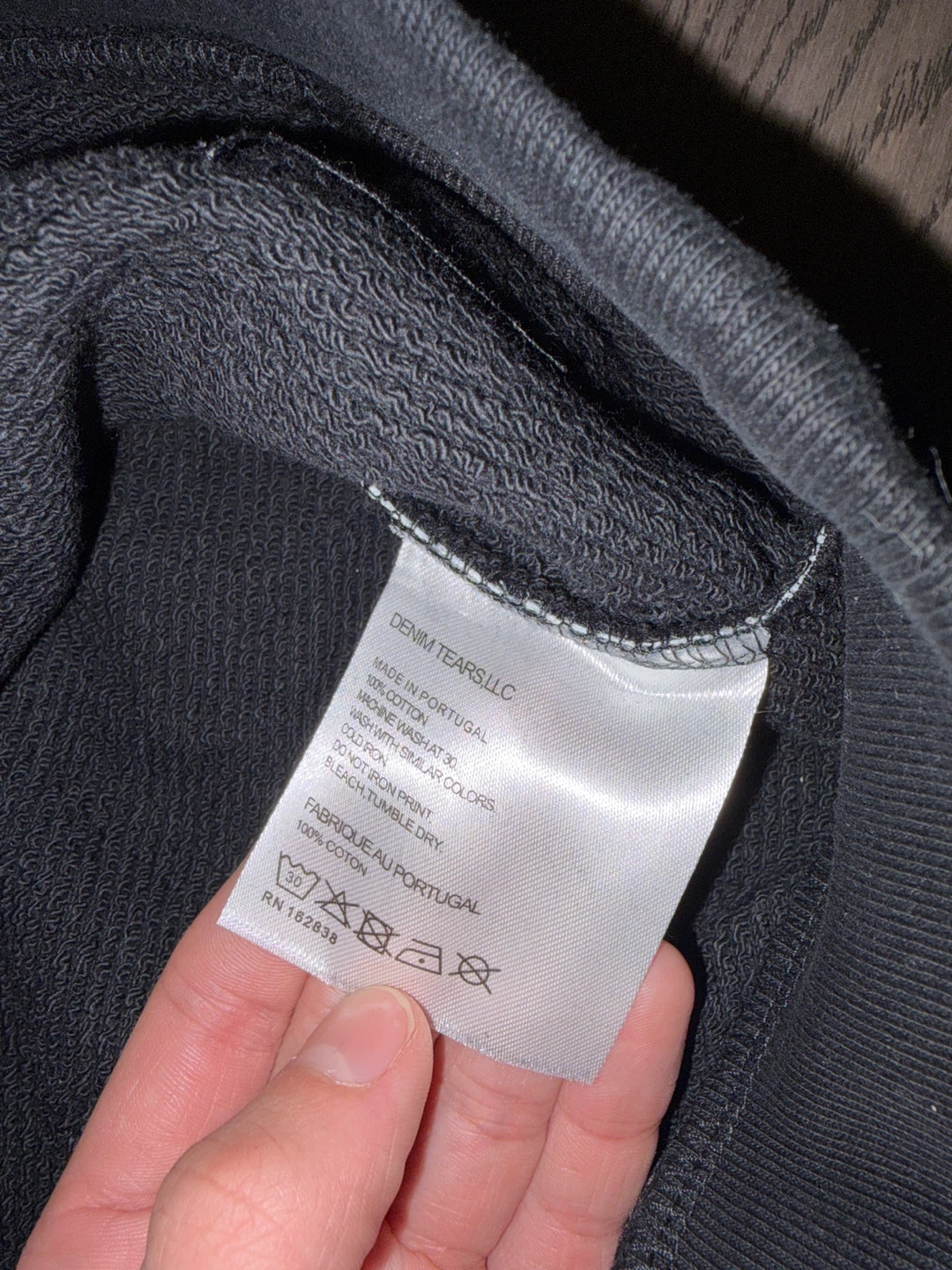 Denim tears hoodie black - photo 3