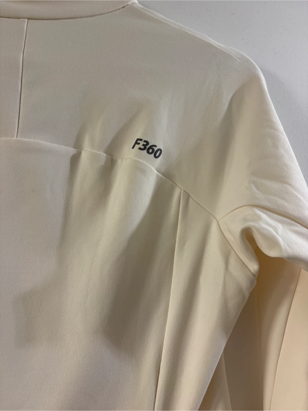 Descente Cream Quarter Zip Long Sleeve Active Top Size XS - photo 5