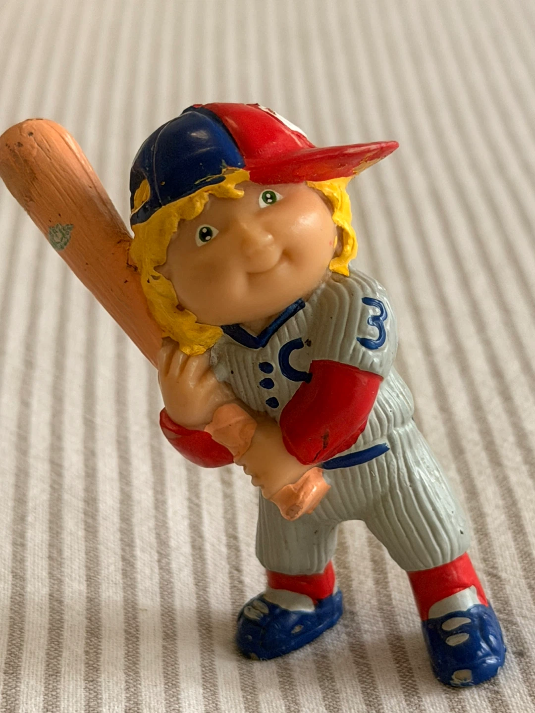 Vintage Baseball Player Figurine #3