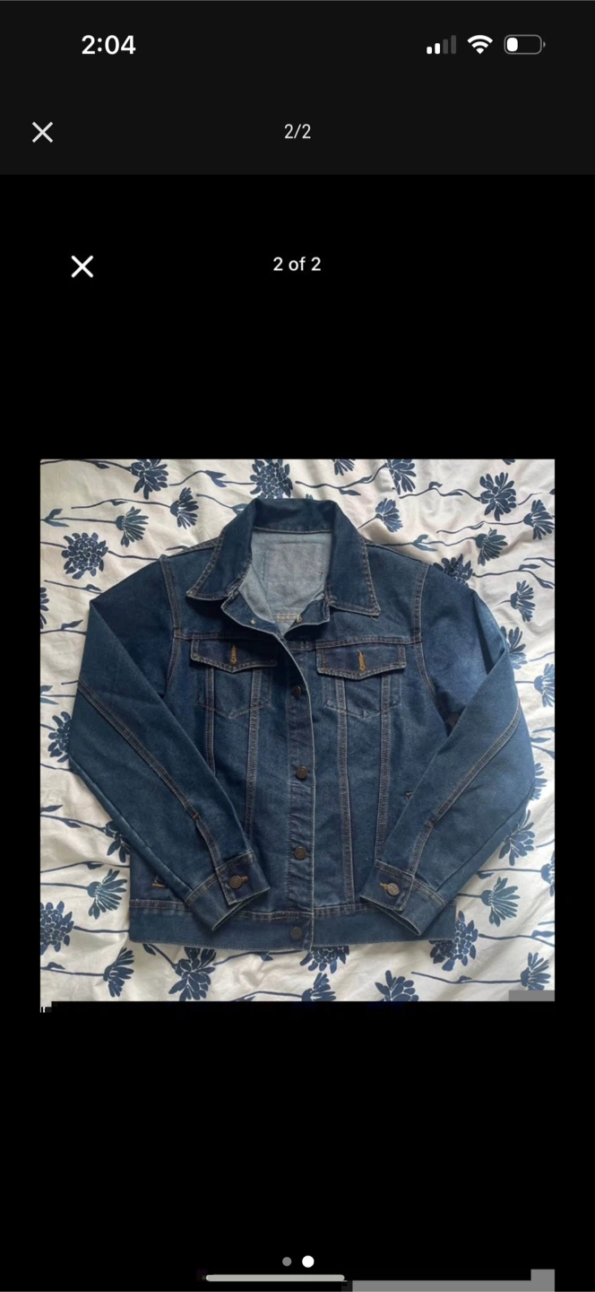 Embroidered Denim Jacket. Hand-woven jacket. WRITE TO ME - photo 2