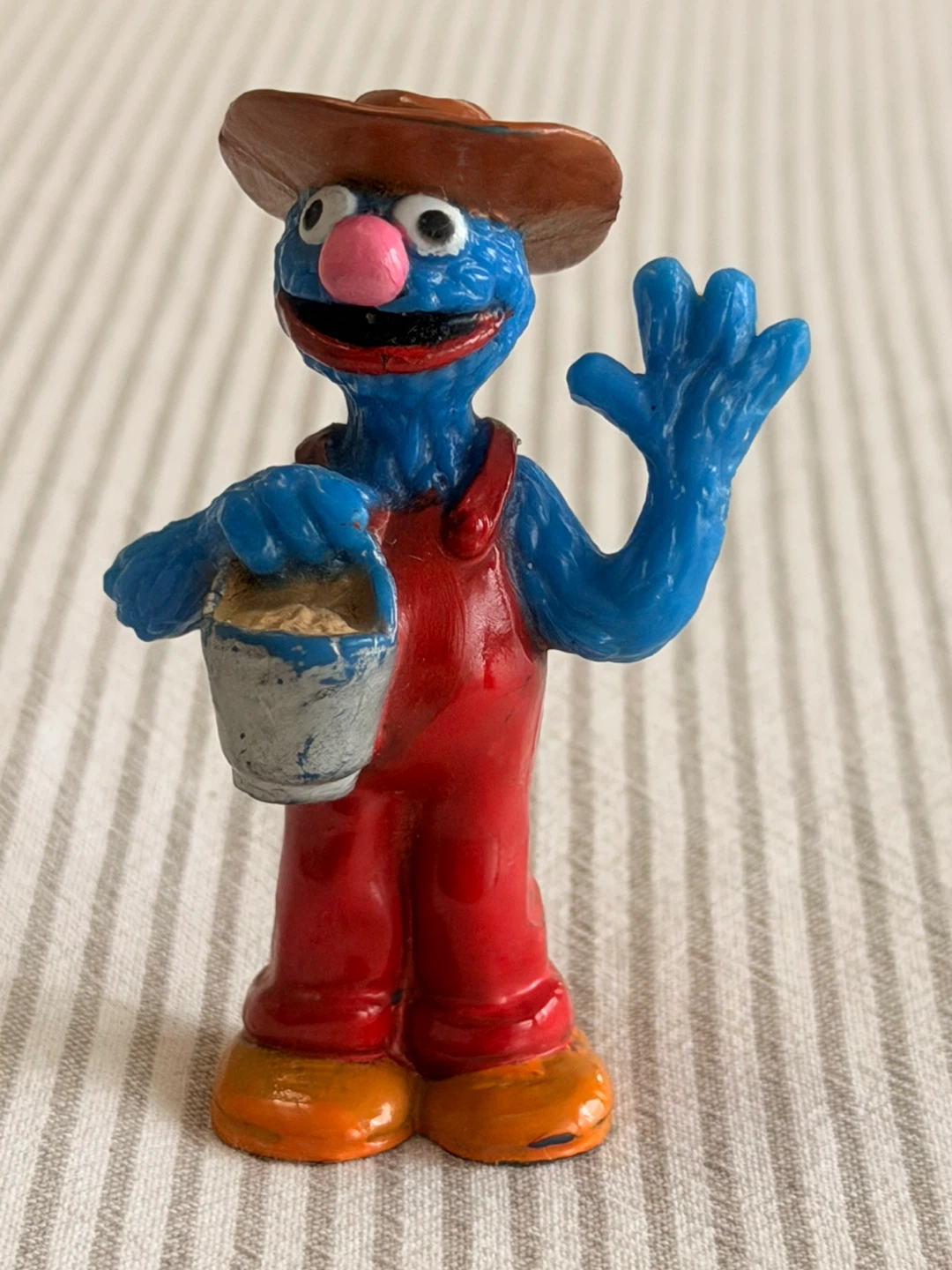 Sesame Street Grover Toy Figure with Bucket