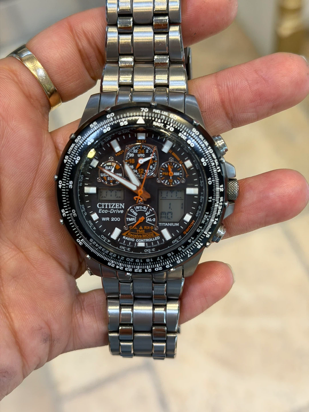 Citizen Eco-Drive Radio Controlled Titanium Watch
