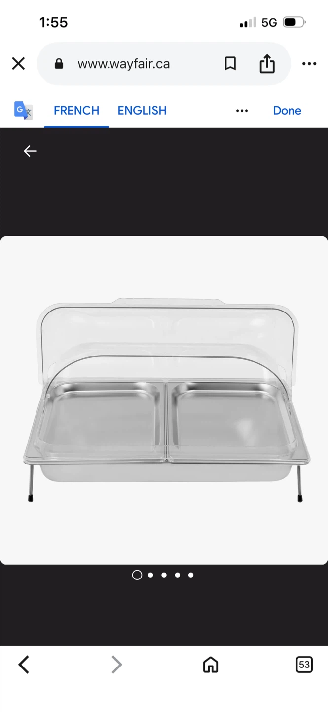 New Food presentation tray