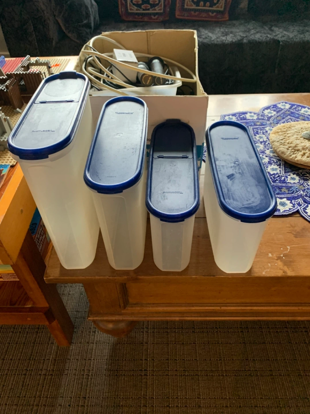 Tupperware Cereal Containers Set of 4