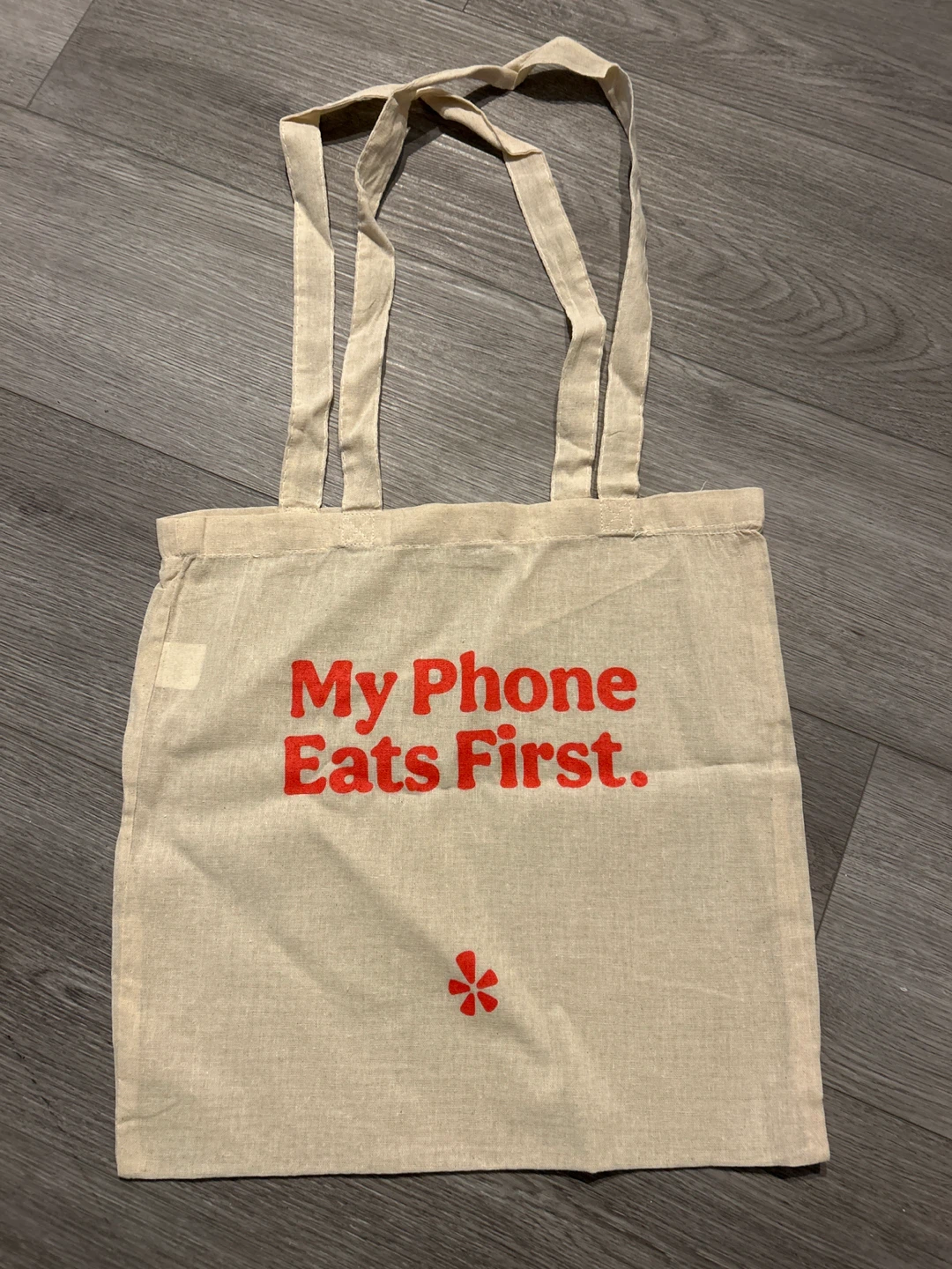 Yelp: My Phone Eats First Tote Bag