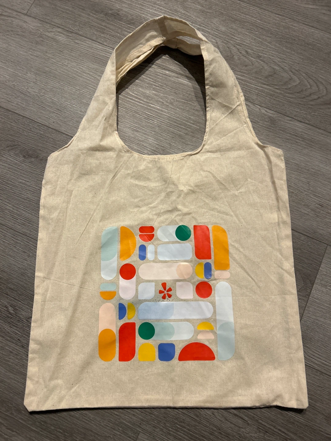Reusable Yelp Tote Bag with Colourful Design