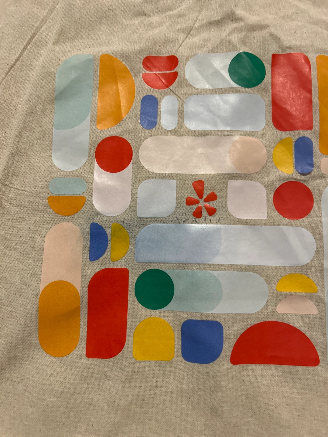 Reusable Yelp Tote Bag with Colourful Design - photo 3