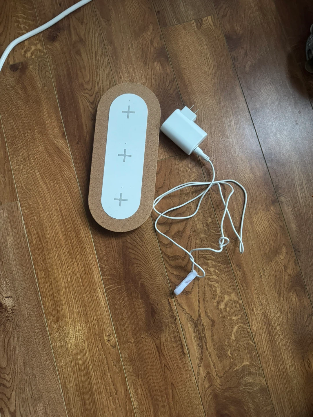 3-Coil Wireless Charging Pad with Power Adapter