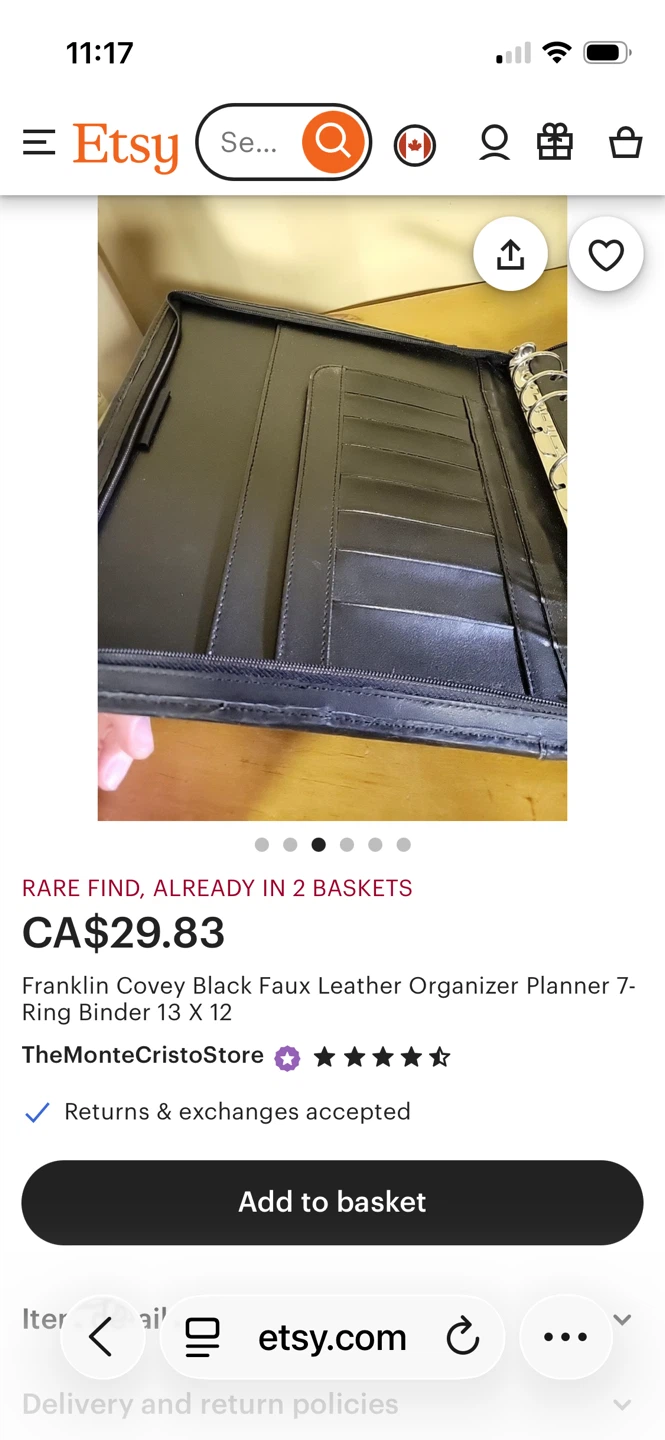 Franklin Covey Organizer Planner Binder - photo 5