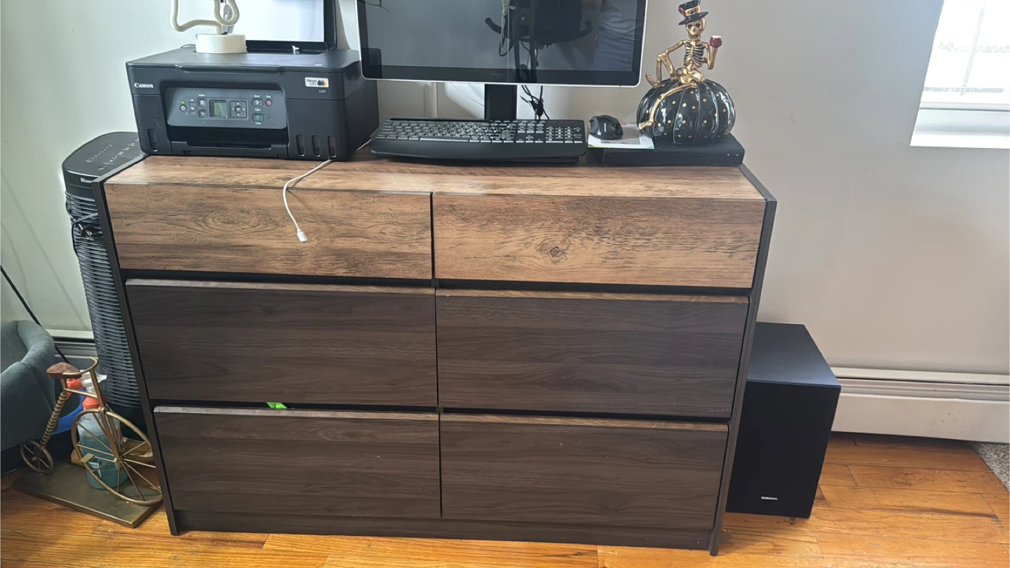 6 drawers dresser