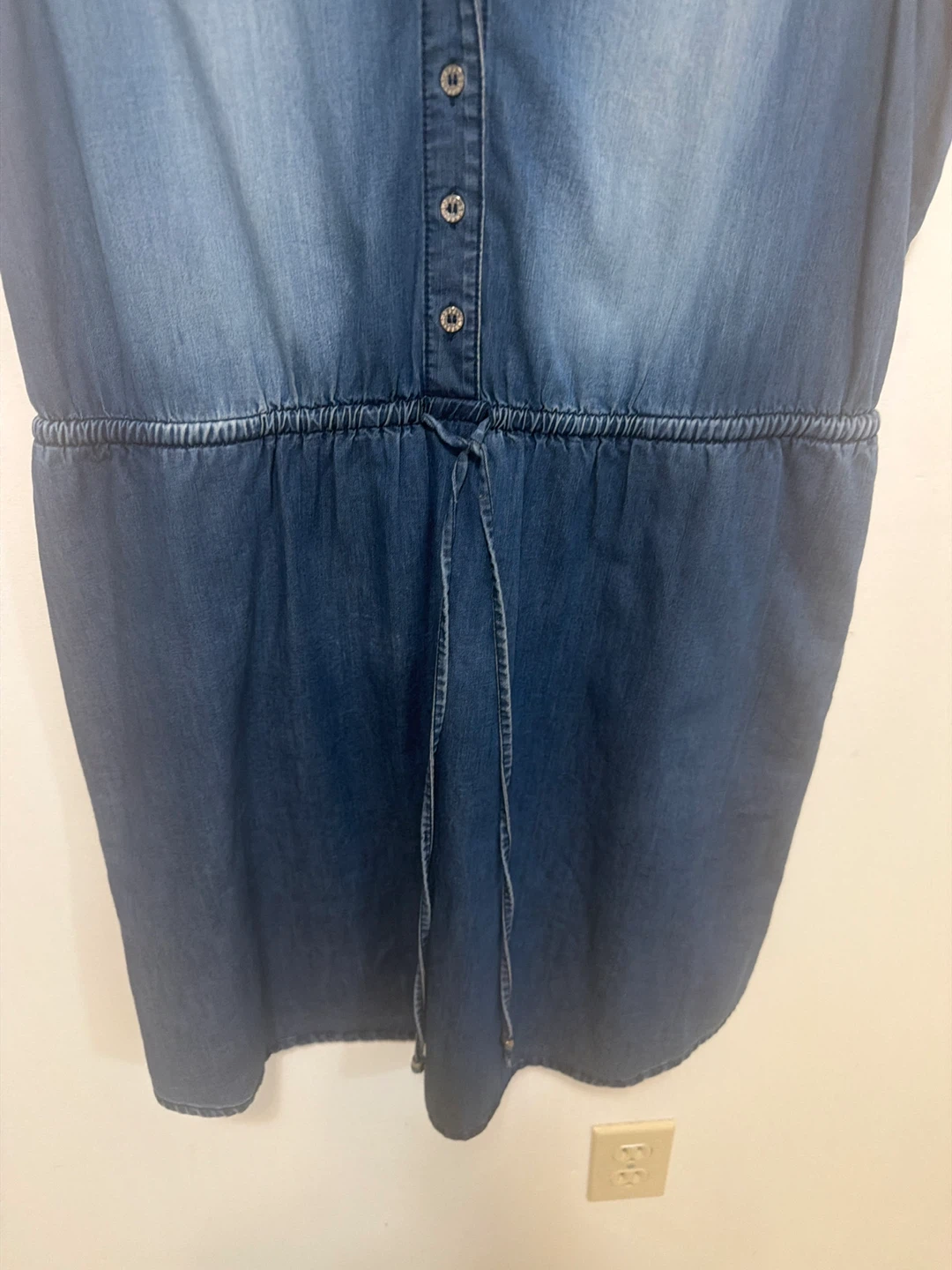 Guess Sleeveless Denim Dress - Size L - photo 3