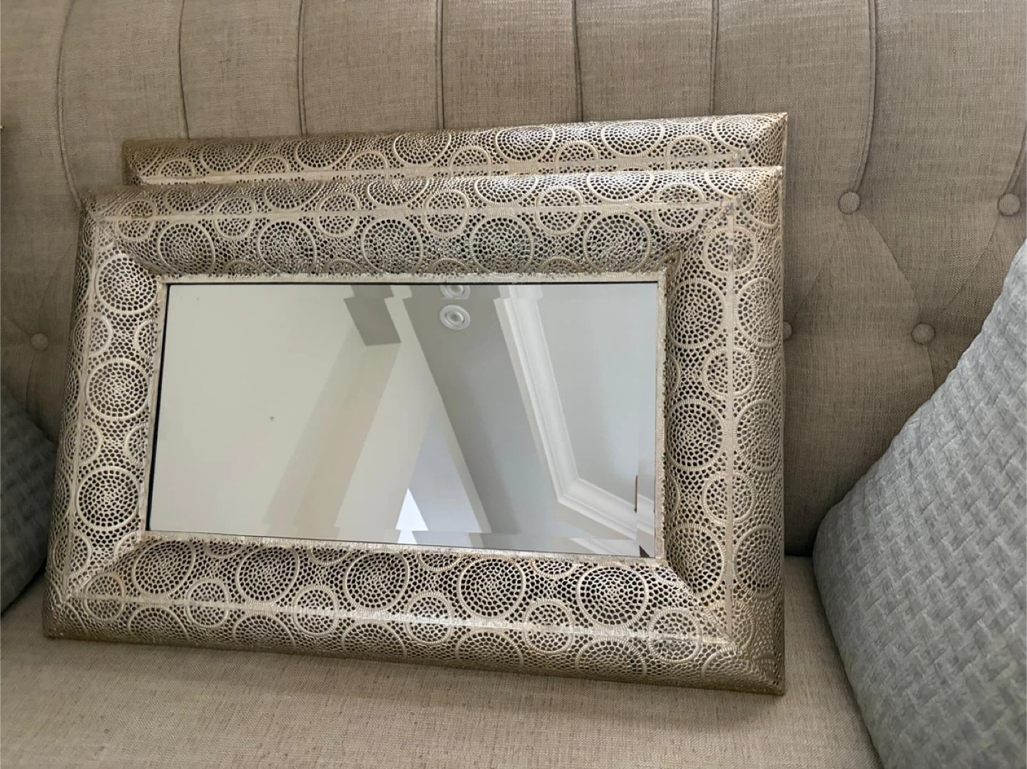 Decorative Wall Mirror with Intricate Frame - photo 2
