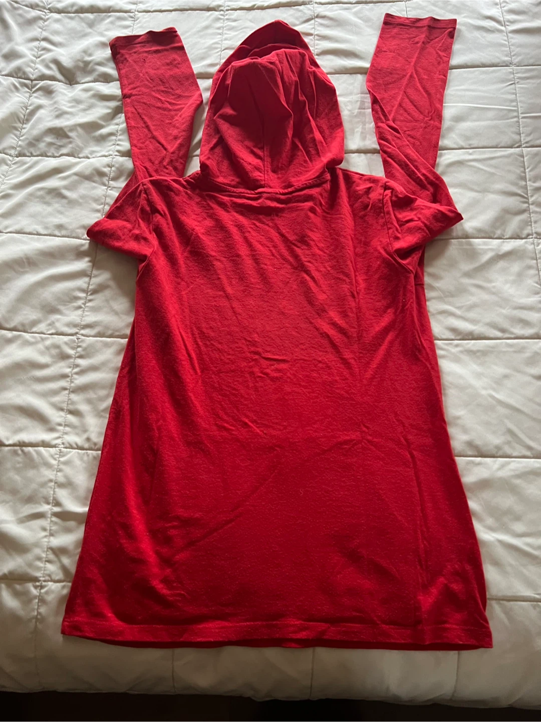 Cat & Jack Red Shark Sequin Hoodie L (12/14) - photo 2