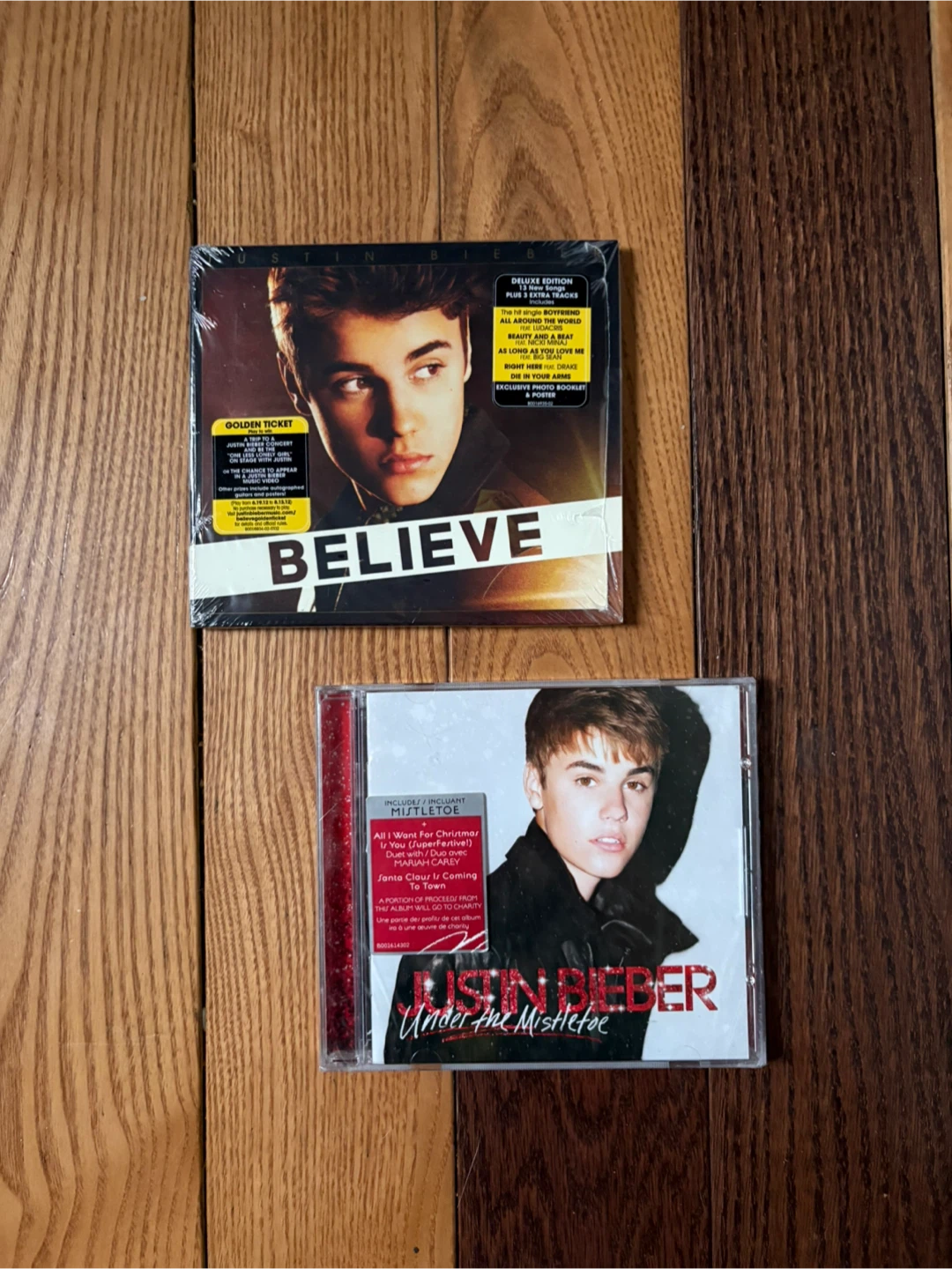 Justin Bieber Album CD sealed 2011 2012 believe deluxe