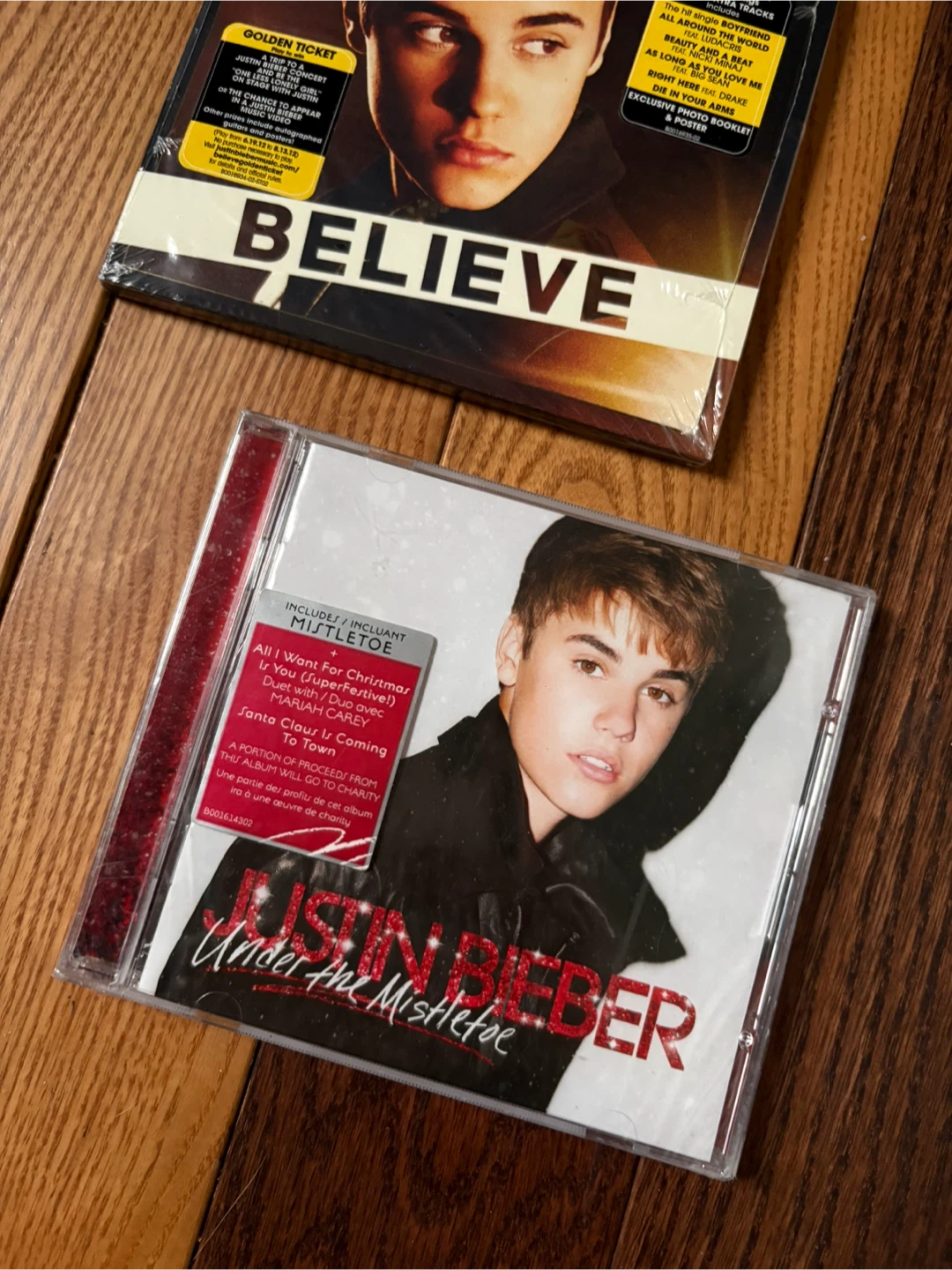 Justin Bieber Album CD sealed 2011 2012 believe deluxe - photo 3