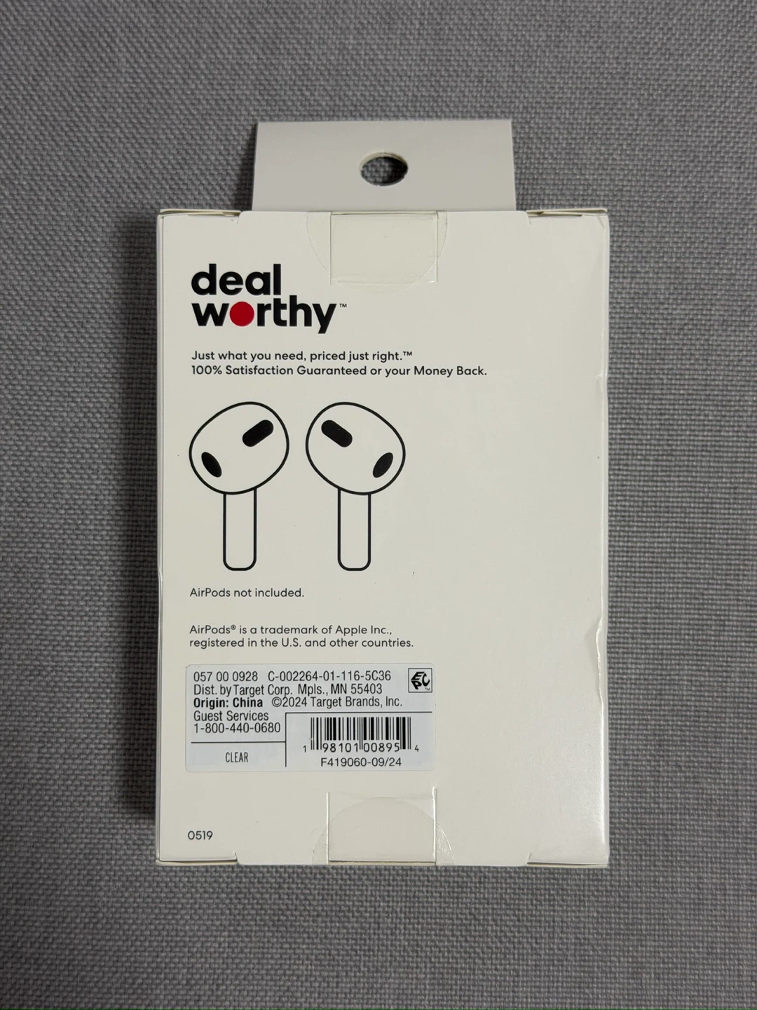 Earbud Case Cover for AirPods 3rd Gen - Clear - photo 2