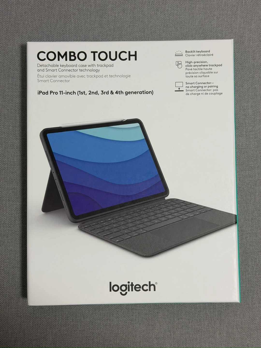 Logitech Combo Touch Keyboard Case iPad Pro 11" (1st-4th Gen)