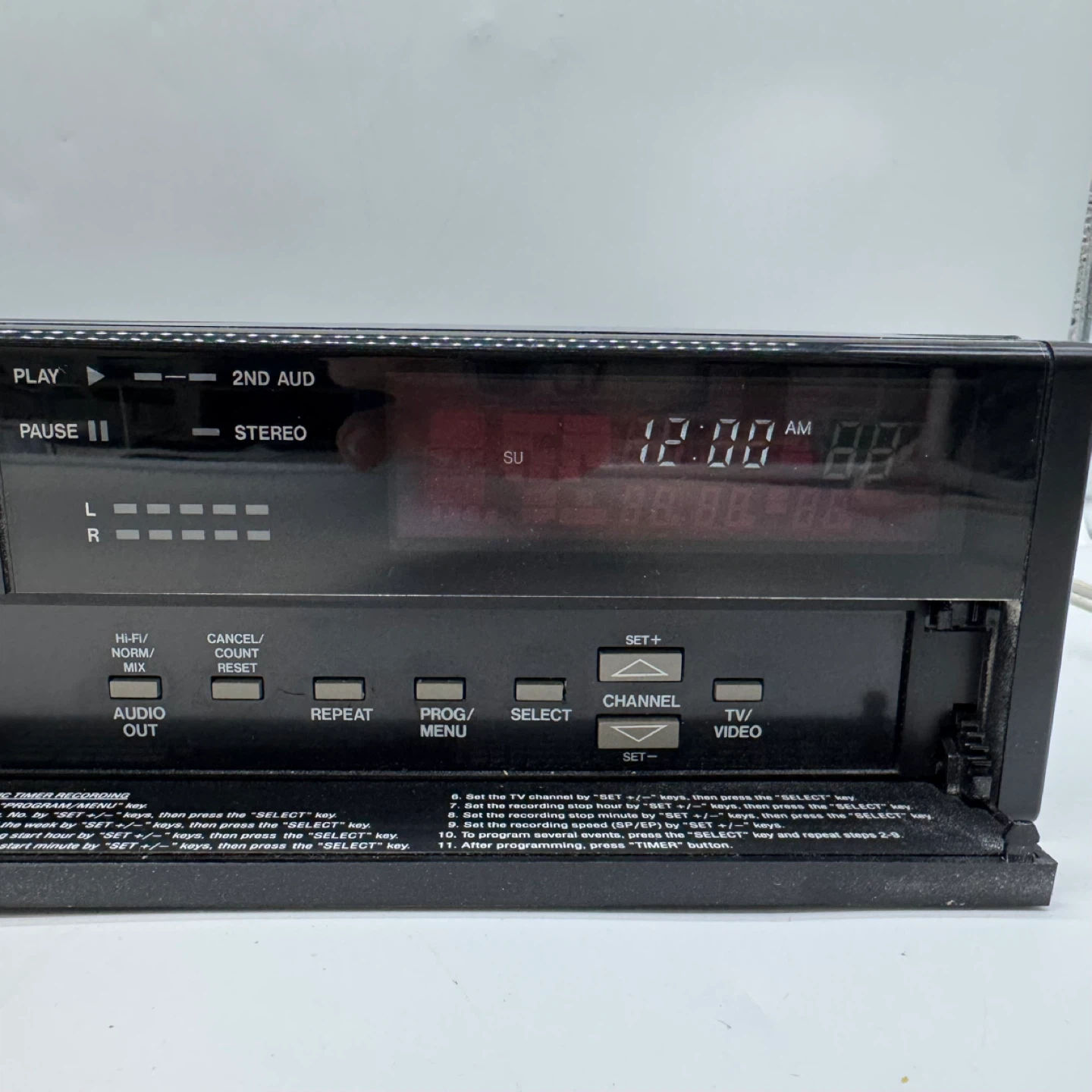 Zenith VRE510HF VHS Hi-Fi HQ 4-Head VCR Player Recorder- JAPAN - photo 5