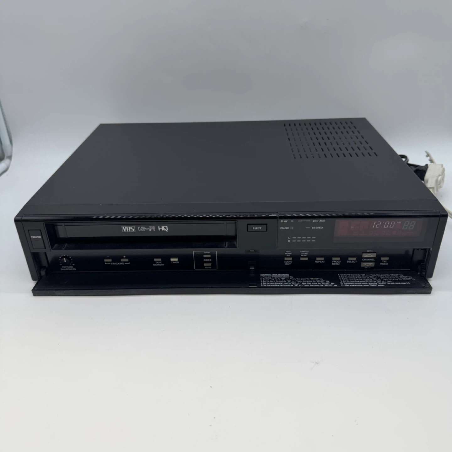 Zenith VRE510HF VHS Hi-Fi HQ 4-Head VCR Player Recorder- JAPAN - photo 2