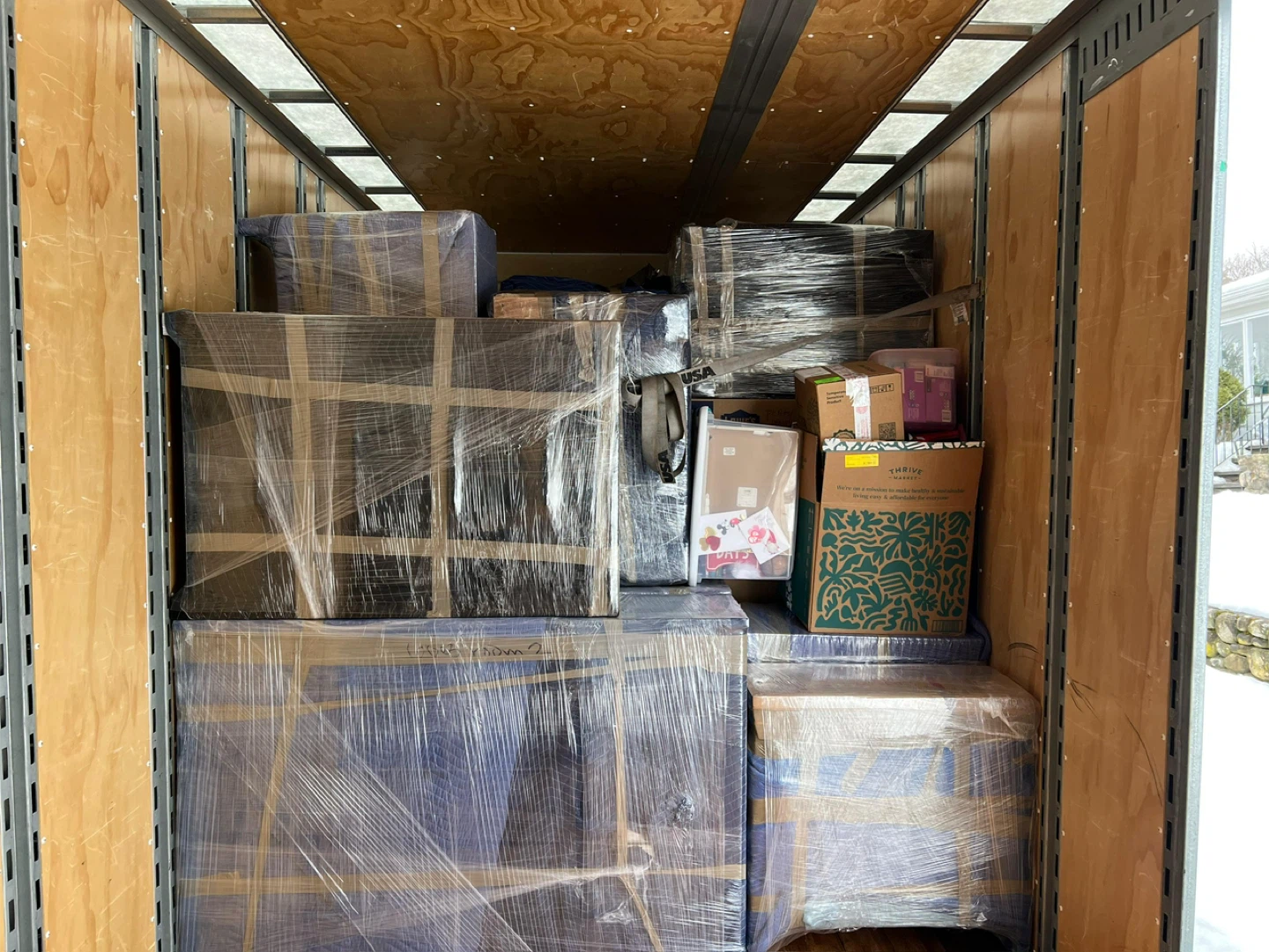 Moving Boxes and Furniture