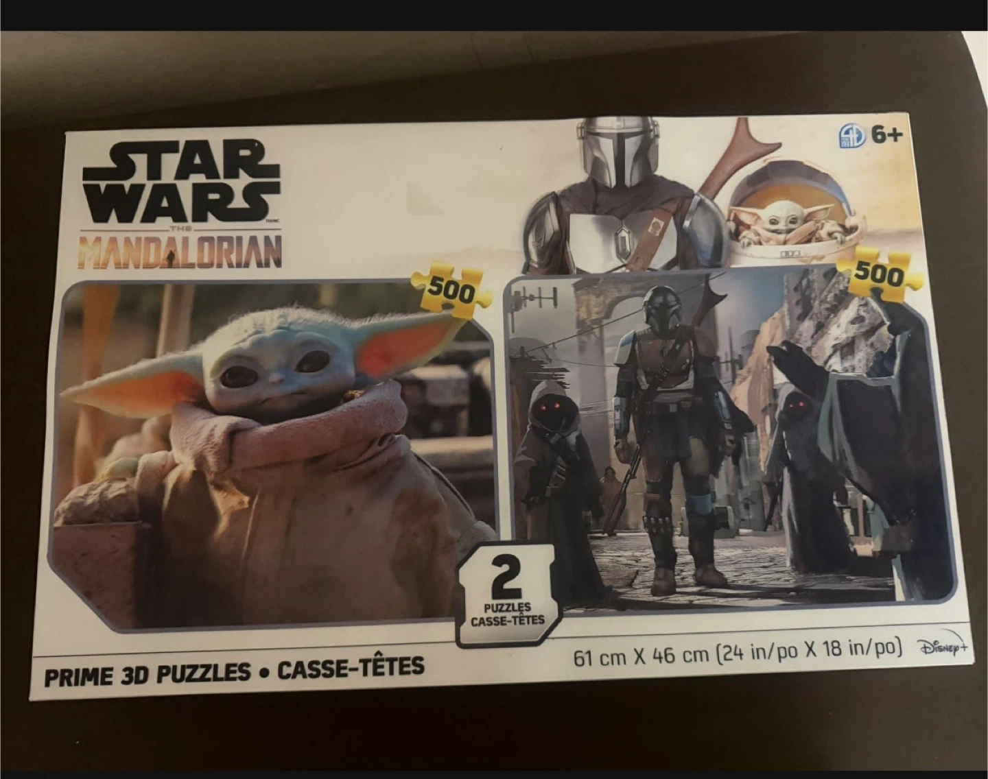 Star Wars The Mandalorian 2-Pack 3D Puzzles - 500 Pieces Each