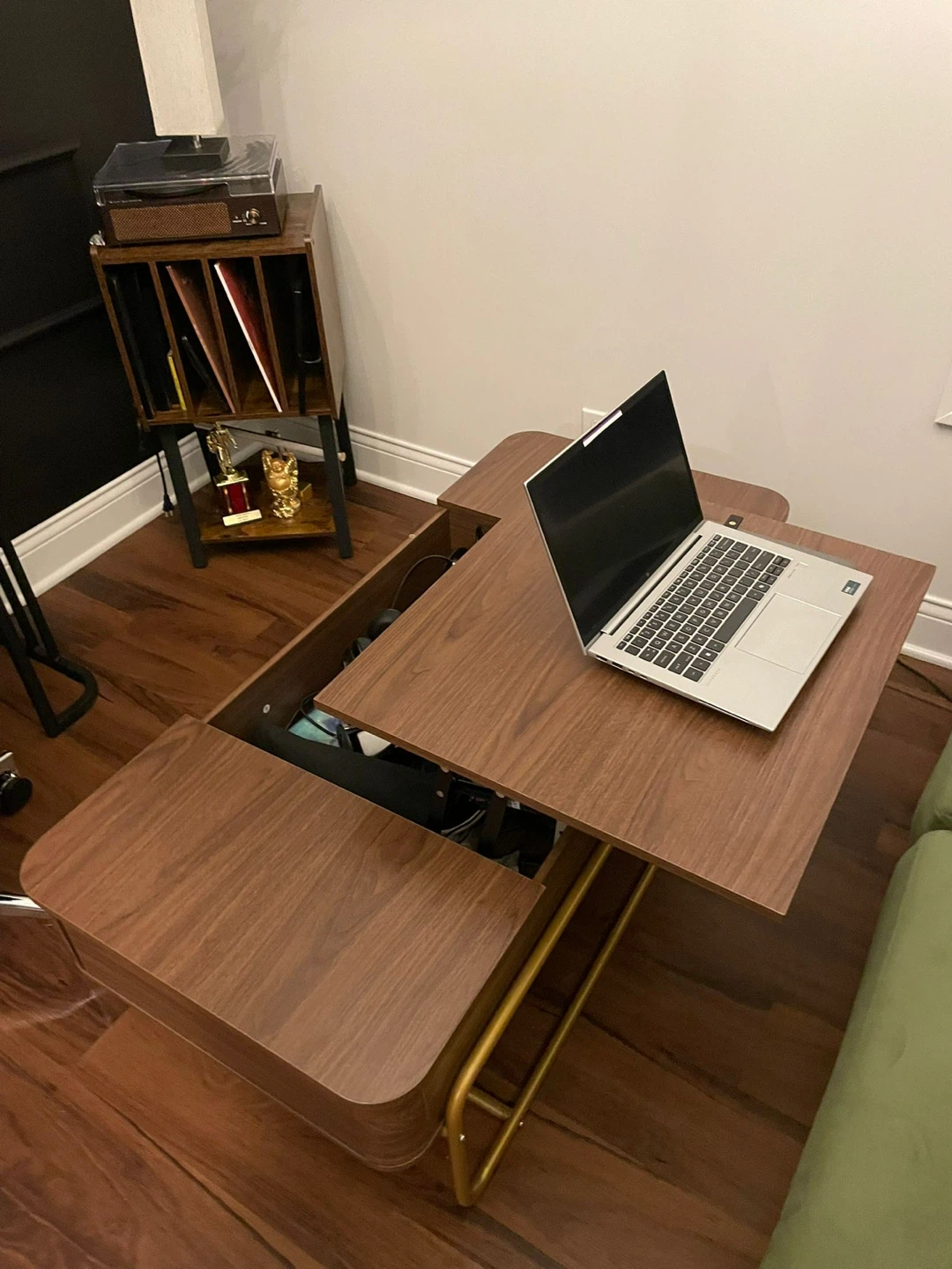 Lift Top Coffee Table with Storage Drawers