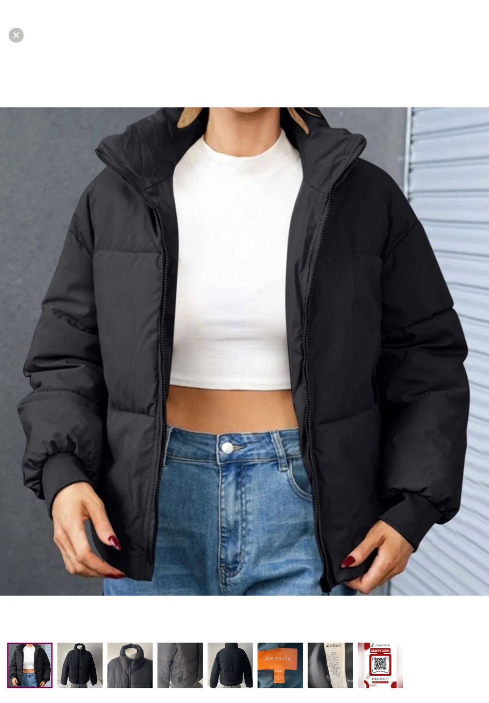 Joe Fresh puffer jacket