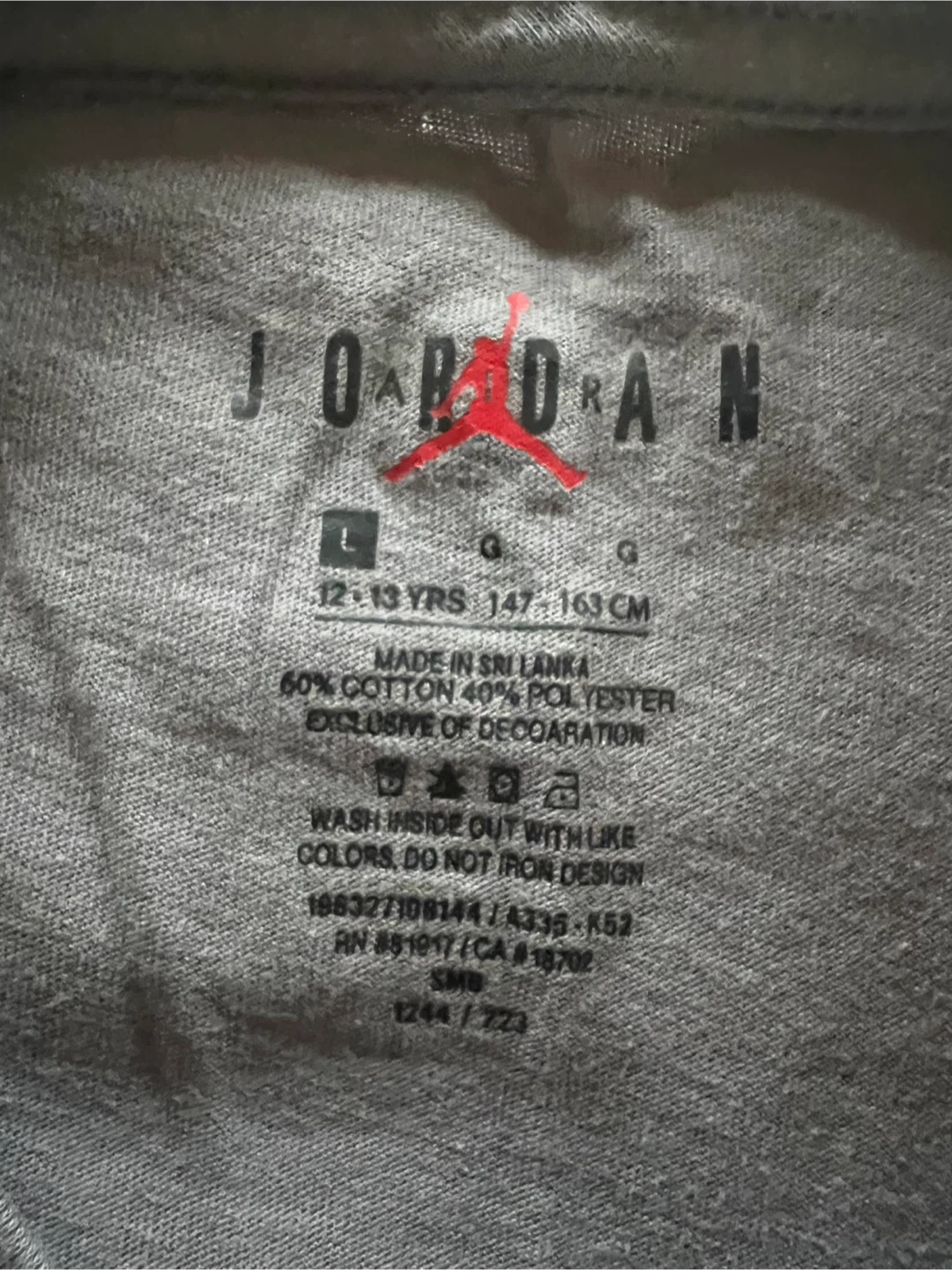 Jordan Long Sleeve T-Shirt Sz L - photo 3