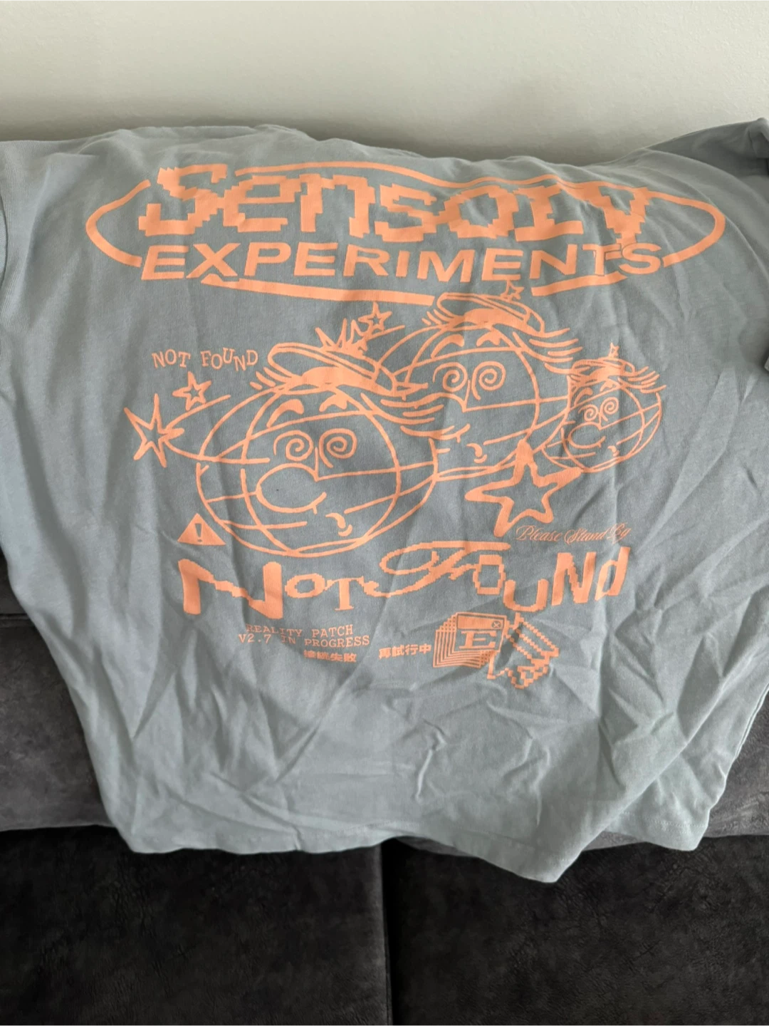 Sensory Experiments Graphic T-Shirt - Grey - Medium - photo 5