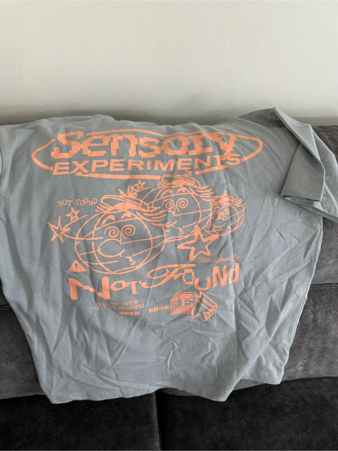 Sensory Experiments Graphic T-Shirt - Grey - Medium - photo 3