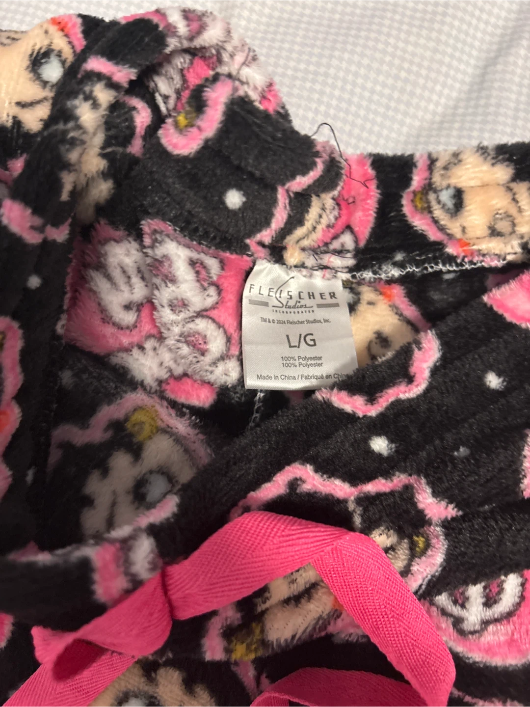Betty Boop Fleece Lounge Shorts Size L - photo 2