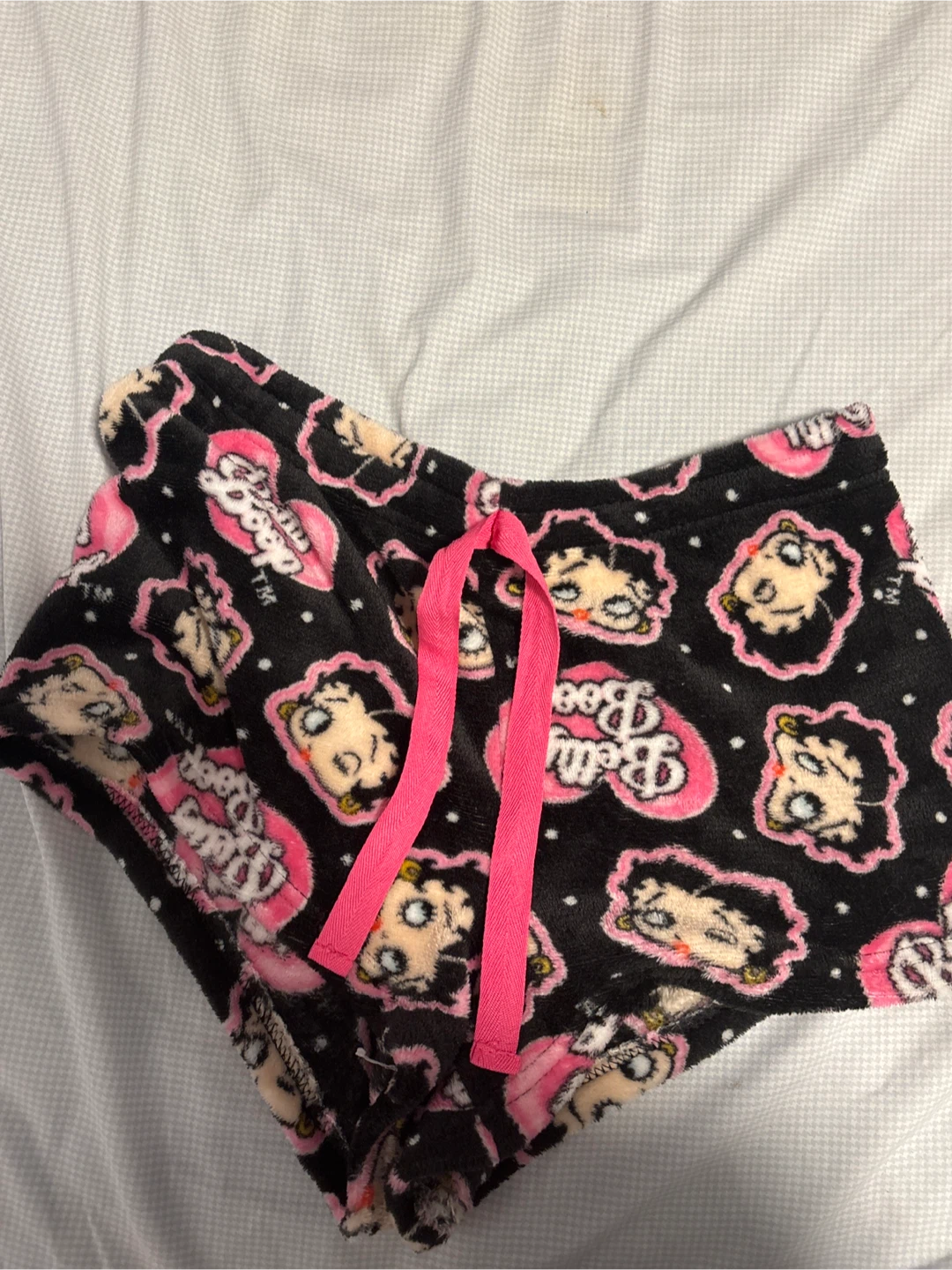 Betty Boop Fleece Lounge Shorts Size L
