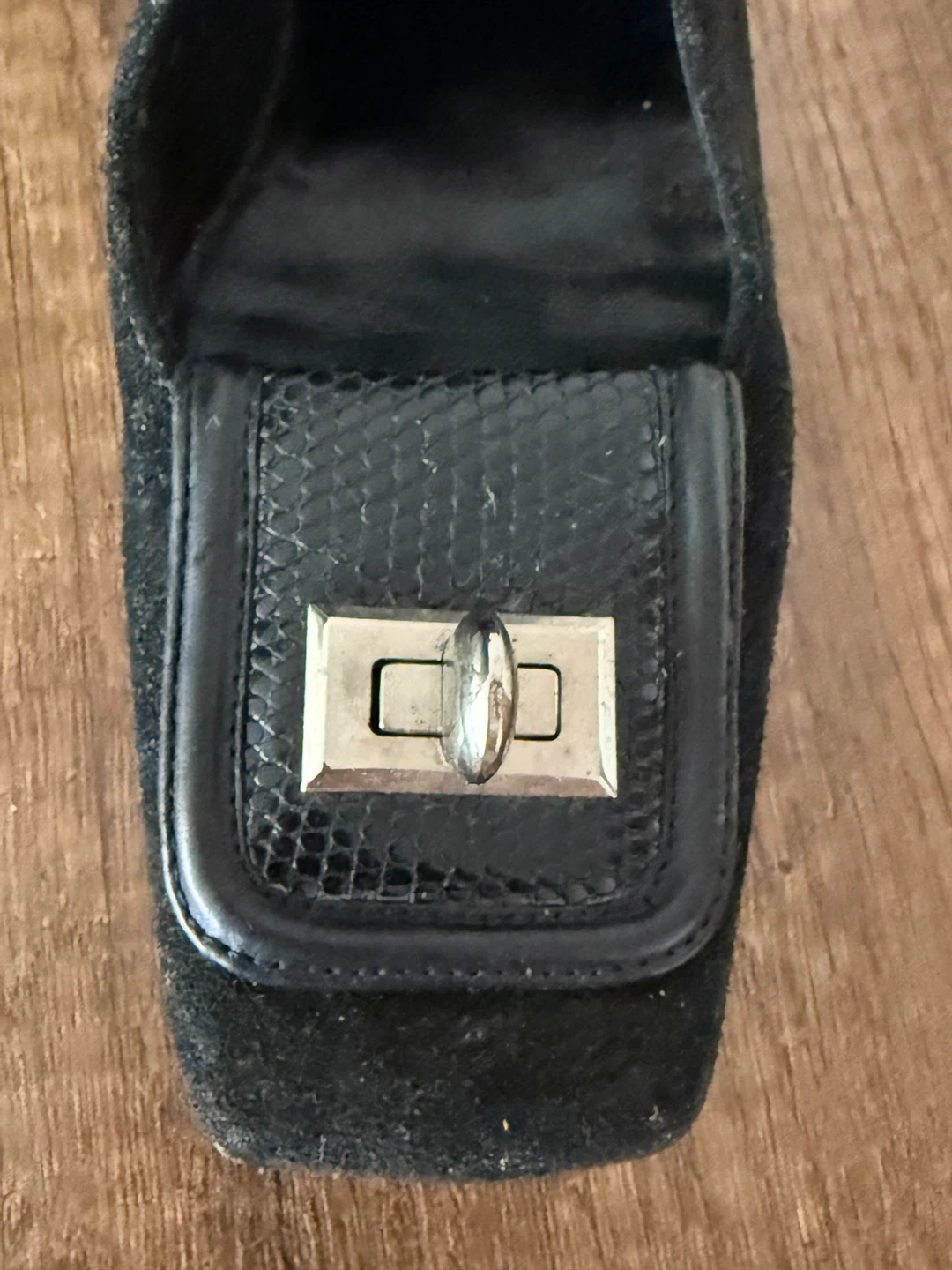 Balenciaga Black Suede Square Toe Heels - photo 4